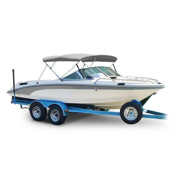 Eevelle Summerset Premium Bimini Top Kit w/ Hardware and Frame - Height 46in SS-463B90-SLR - main